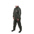 Capa De Chuva Conjunto Pioneira Pescador Pvc 0,30mm Adulto Unissex Verde Militar Ref 3310