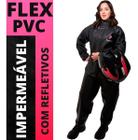 Capa De Chuva Feminina Em Pvc Impermeável Moto Linda