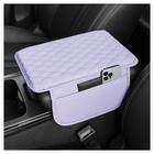 Capa de console central de carro Stacool Microfiber Leather Purple