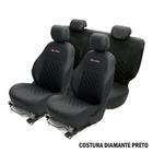 Capa de couro banco Diamante Toyota Hilux Cabine Dupla 2011 - AutoXtreme