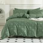 Capa de edredon JELLYMONI Green Microfiber Tufted King Size