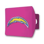 Capa de engate FANMATS NFL Los Angeles Chargers rosa