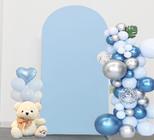 Capa de fundo em arco JFDYDM Baby Blue 2m para festa de casamento