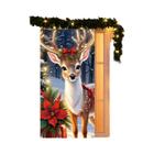 Capa de Porta de Natal Papai Noel - 90x180cm - Decoração para Interior e Exterior