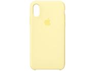 Capa de Silicone Amarelo-creme para iPhone XS Max