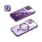 Capa de Silicone Rosa Transparente com MagSafe para iPhone 15/14/13/12/11 Pro Max