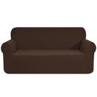 Capa de sofá CHUN YI Stretch Loveseat 2 Seater Chocolate