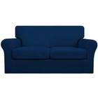 Capa de sofá fácil de usar, elástica e macia para Loveseat Navy - Easy-Going