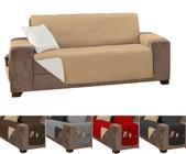 Capa de sofá impermeavel ultrassonico tamanho padrão 3 lugares 1,5m caqui palha