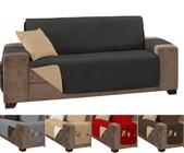 Capa de sofá impermeavel ultrassonico tamanho padrão 3 lugares 1,5m preto caqui