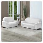 Capa De Sofa Lisa 2 E 3 Lugares Malha Gel Cores Variadas