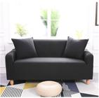 Capa De Sofá Spandex + Fixadores (4,3,2,1 lugares) Cores Lisas, Pronta Entrega
