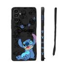 Capa de Telefone Disney Stitch Baby para Samsung Galaxy A - Capa Líquida Quadrada