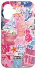 Capa de Telefone Rosa Cute Coquette Collage para iPhone 16