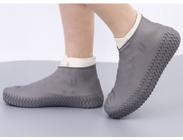 Capa De Tênis Sapato Protetora Chuva Silicone Impermeável