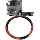 Capa De Volante 50 Cm Caminhão Volvo Fh Cor Madeira - Importado