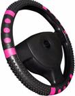 capa de volante de carro cor rosa massageador para Ford Ka 2007