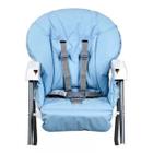 Capa Forro Estofado Acolchoado para Cadeira Alimentação Papa Soneca Baby Blue Original Burigotto