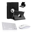 Capa Giratoria Com Teclado Bluetooth E Mouse P/ iPad Mini 6