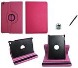 Capa Giratória Compatível com Ipad Mini 4 Rosa pink + Caneta