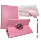 Capa Giratoria Para tablet Redmi Pad 2 11' + Teclado Mouse + Caneta Dupla Preto