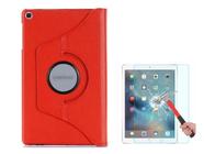 Capa Giratória Tablet Samsung Galaxy Tab A 10.1 T510 T515 Vermelha + Película de Vidro