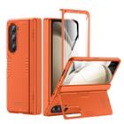 Capa Kaiiecal para Samsung Galaxy Z Fold 5 5G (2023) - Laranja