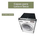 Capa lava e seca lg 12kg wd125 transparente flex - Capas Flex