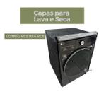 Capa lava e seca lg 13kg vc2 vc4 vc5 transparente flex - Capas Flex