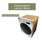 Capa lava e seca midea 10.1kg storm transparente flex - Capas Flex