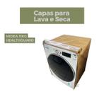 Capa lava e seca midea 11kg healthguard transparente flex