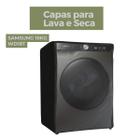 Capa lava e seca samsung 18kg wdt18t smart transparente flex - Capas Flex