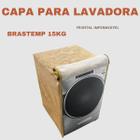 Capa lavadora frontal brastemp 15kg impermeável flex - Capas Flex