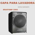 Capa lavadora frontal brastemp 15kg transparente flex - Capas Flex