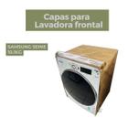 Capa lavadora frontal samsung seine 10.1kg transparente flex
