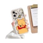 Capa Macia Winnie the Pooh para Xiaomi Redmi Note - Modelos 12, 11, 10, 9, 8, 7, K50, 40, 30, 20 e 12C