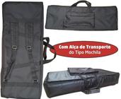 Capa Master Luxo Para Teclado Yamaha Motif Xf7 Nylon Preto