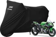 Capa Moto Kawasaki Ninja Zx10 Zx6 Tecido Resistente Com Logo