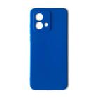 Capa Motorola Edge 40 Neo Case Veludo + Película Azul Escuro - Dsitrbuidora Brita