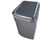Capa P/ Máquina De Lavar Roupas Eletrolux 12 -13 -15 -16 Kg cor cinza