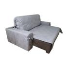 Capa p/ Sofá Retrátil e Reclinável em Acquablock Impermeável - Veste sofás de 1,96m até 2,35m
