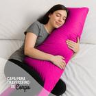 Capa p/ Travesseiro de Corpo Impermeável 50x140cm Com Zíper Coloridas