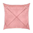 Capa para Almofada Drapeada em Veludo Quadrada Várias Cores