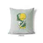 Capa Para Almofada Stmhome Velour Palmeiras 42 X 42 Papagaio - Stm Home Industria E Comercio Textil Ltda