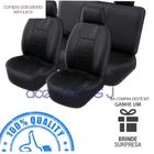 capa para banco completo em couro preto para p peugeot 206 2005 - acc gj