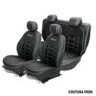Capa para Banco de Couro Costura Tron Chevrolet Celta 2006 - AutoXtreme