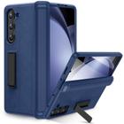 Capa para celular Ruky Stand com protetor de tela Samsung Galaxy Z Fold 5 azul