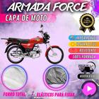 Capa para Cobrir Moto DAFRA SUPER 50 100% Forrada Forro Total Armada Force 100% Impermeável Forro Total Protege Sol Chuva Lona Proteção Automotiva