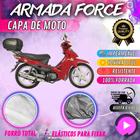 Capa para Cobrir Moto DAFRA ZIG 50 100% Forrada Forro Total Armada Force 100% Impermeável Forro Total Protege Sol Chuva Lona Proteção Automotiva