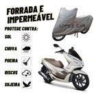Capa Para Cobrir Moto Honda PCX 100% Forrada 100% Impermeável - LOPEZCAR